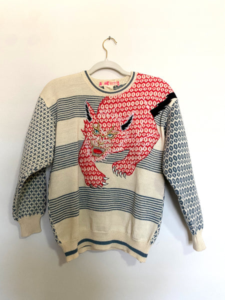 Suoer rare vintage Kansai Yamamoto Sweater Small