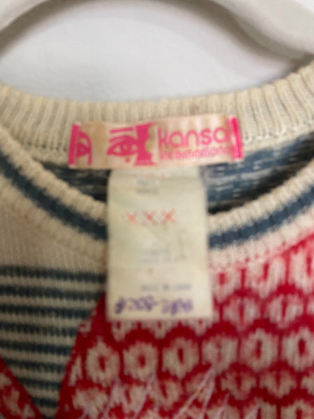 Suoer rare vintage Kansai Yamamoto Sweater Small