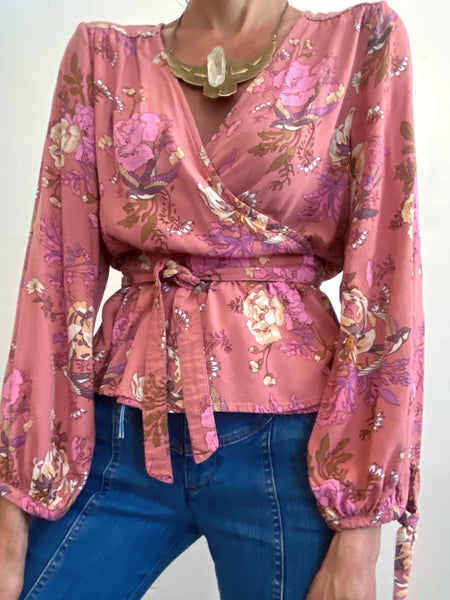 Spell and the Gypsy wrap blouse Large