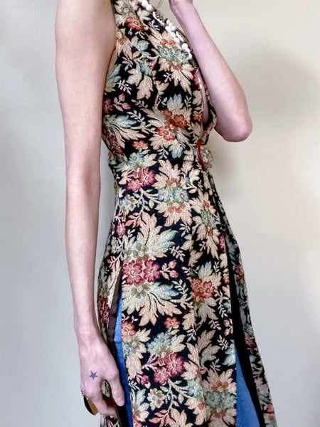 Private Collection: Vintage Tapestry Duster Vest XS/S