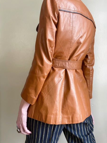 Private Collection: Vegan Leather and Faux Shearling Jacket.