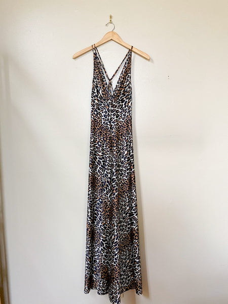 Private Collection: Vintage 70's Vanity Fair Leopard Palazzo Jumpsuit Small