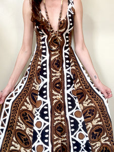 Private Collection: Vintage Tribal Button Front Dress XS/S