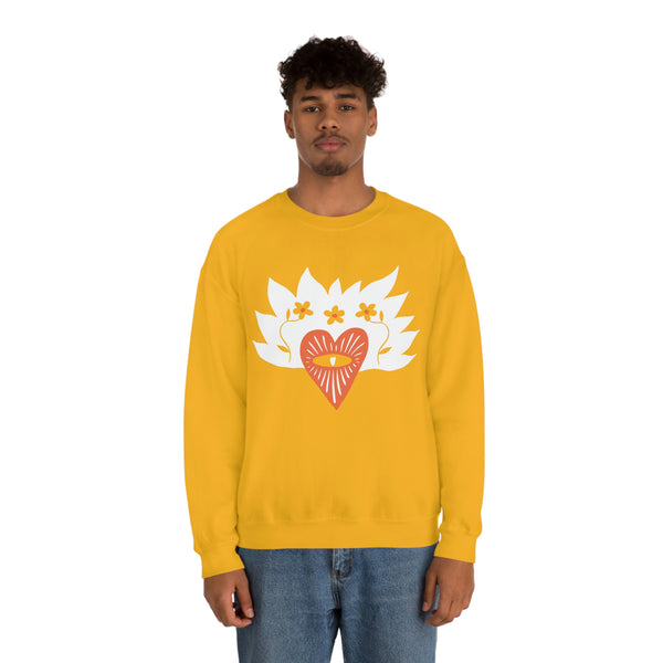 Flamin Heart Crewneck Sweatshirt