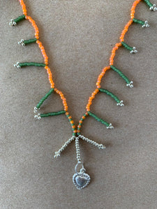Handmade beaded necklace.