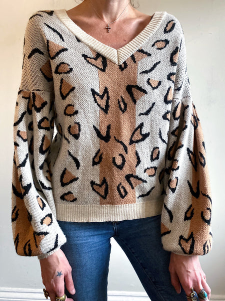 Tularosa Leopard Sweater XS/S