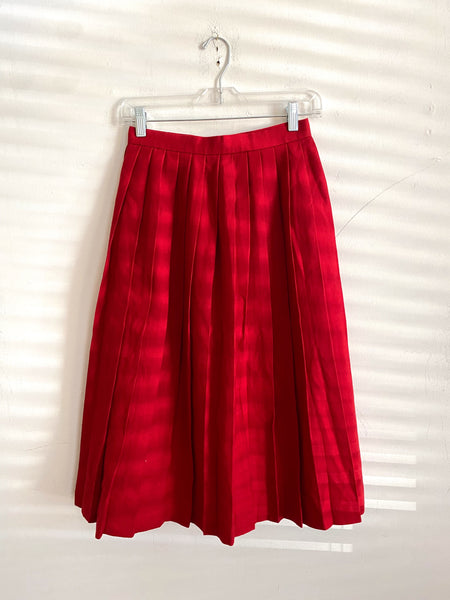 Vintage  Feeling Love Pleated Skirt XS
