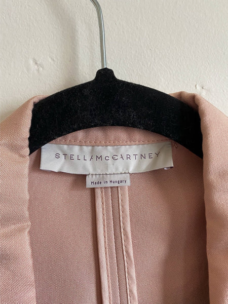 Vintage Stella McCartney Plunging Silk Tuxedo Jumpsuit Size 4/6