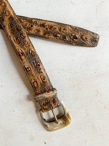 Vintage Leather Belt Small